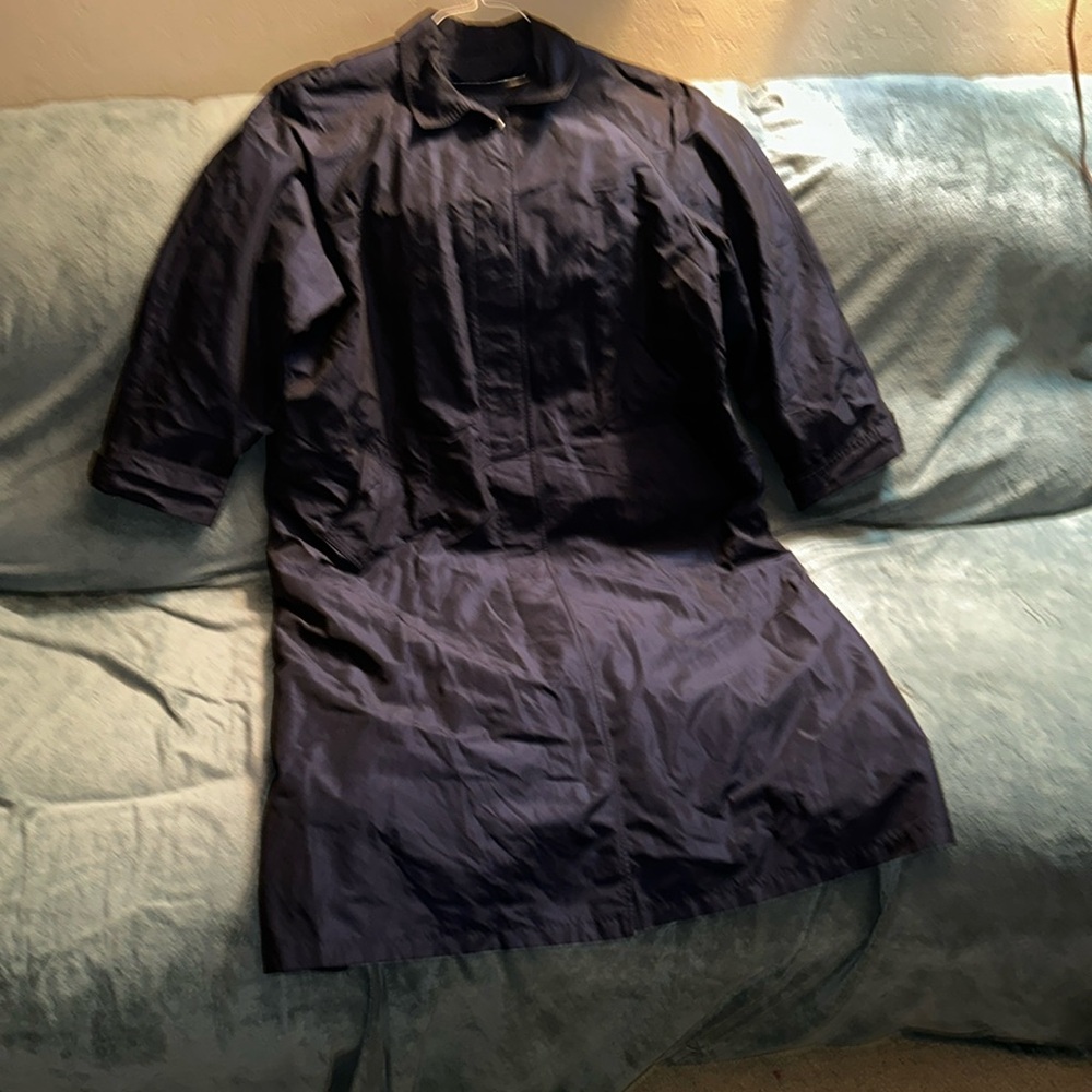 FS Rainwear 18W blue shiny/iridescent raincoat 💕